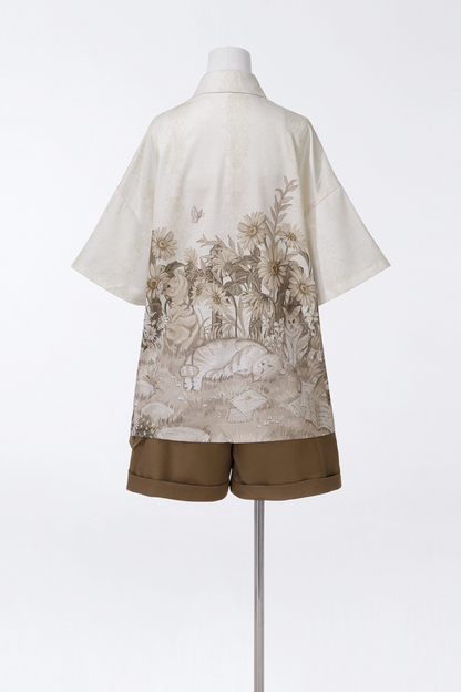 [pre-order] Neutral Style Art Design Shirt + Camisole + Shorts