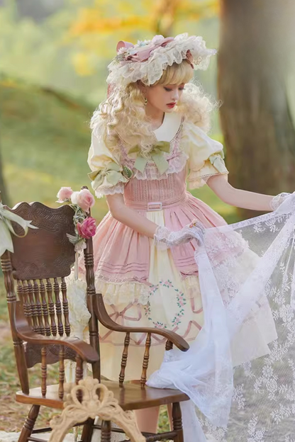 Rose Afternoon Tea Sweet Girly Lolita Dress