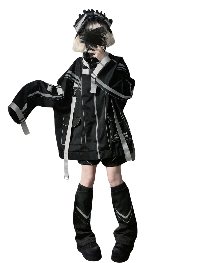 [angel Style] Charge Electronics Original Cyberpunk Sportswear Jacket