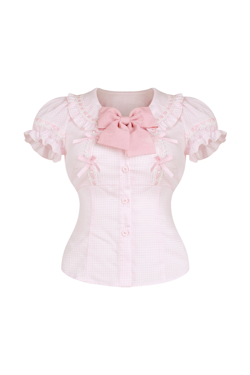 Sweet Dream Shift Top + Ribbon Maid Apron + Skirt