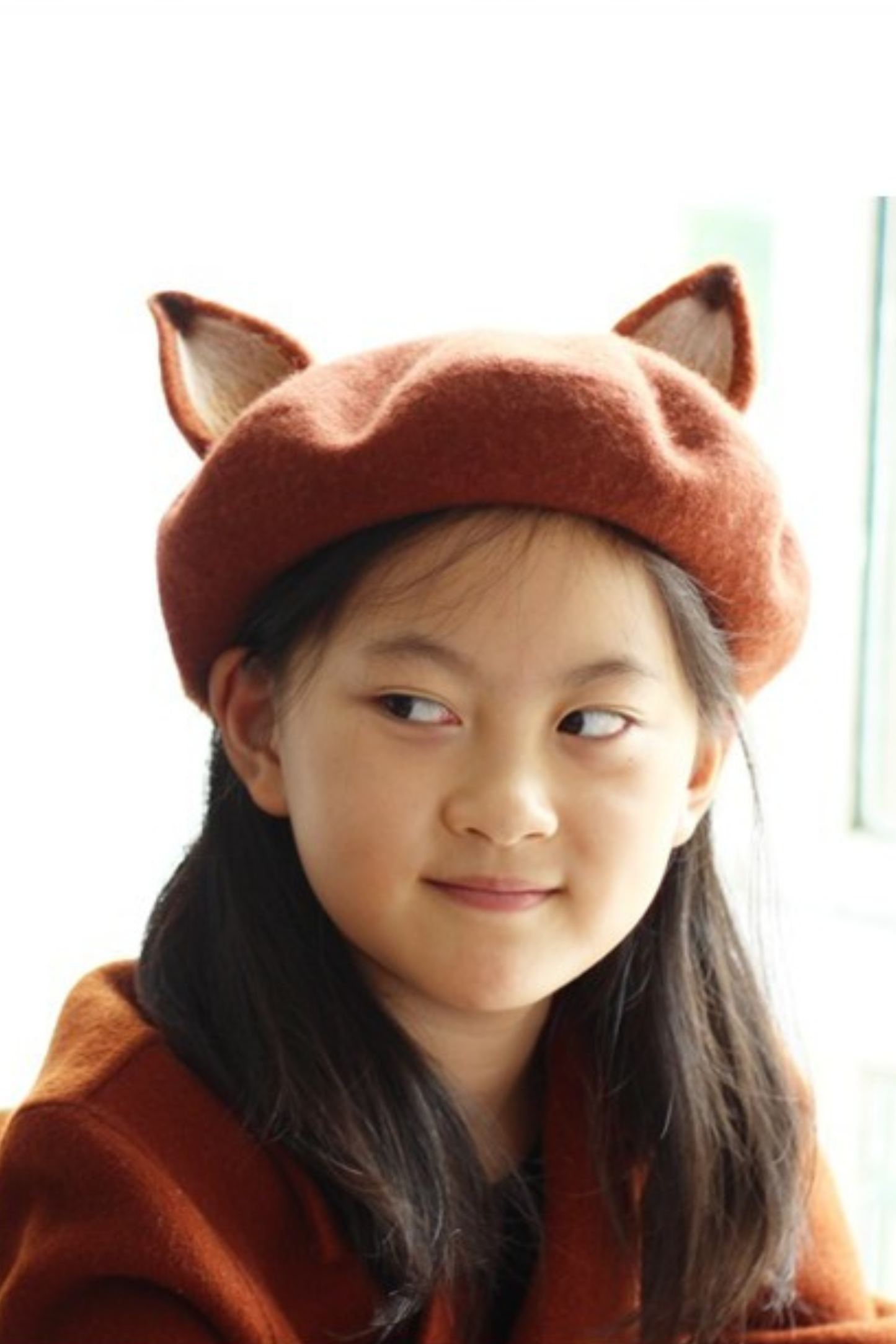 Wool Felt Fox Beret