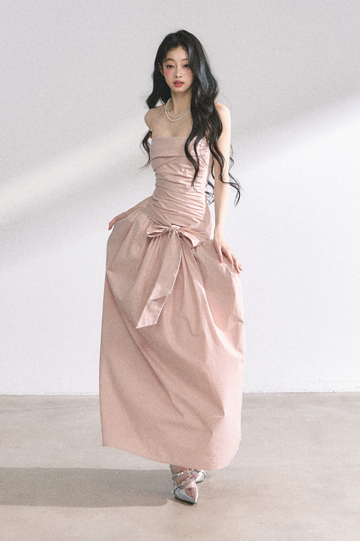 Halter Neck Long Dress