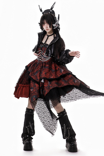 Subculture Dark Gothic Handsome Set