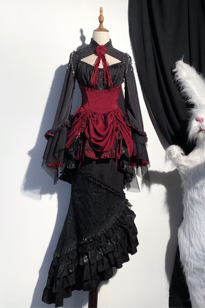 Dark Flower Gothic Lolita Set
