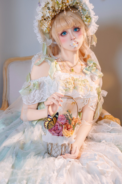 Forest Illusion Bridal Hat + Necklace