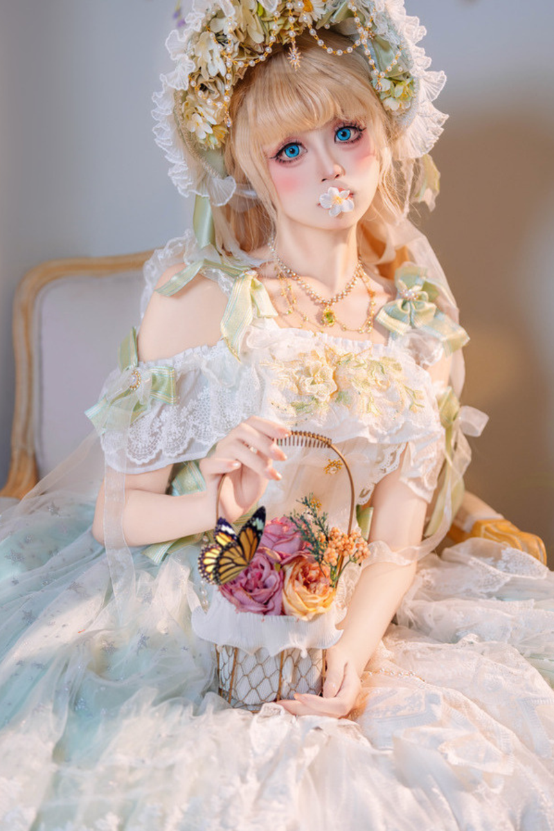 Forest Illusion Bridal Hat + Necklace