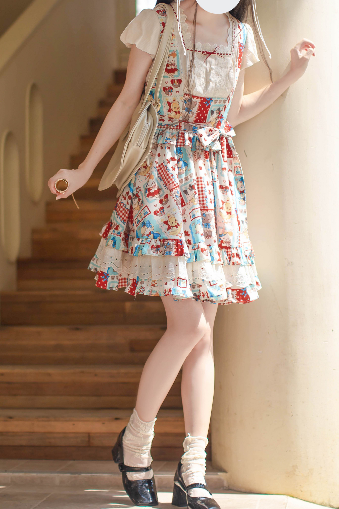 [pre-order] Retro Pop Vest Skirt + Shirt