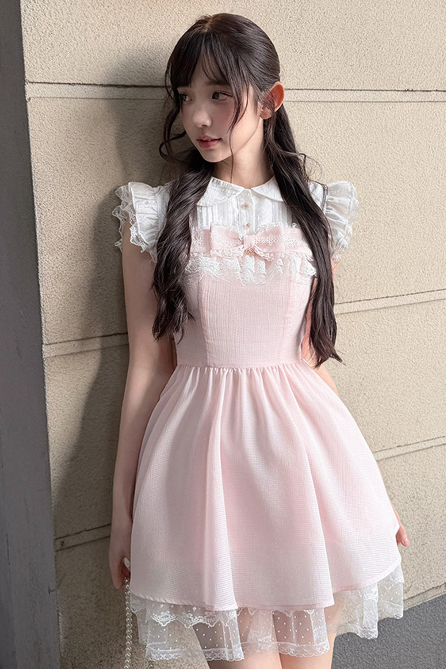 Sweet Girly Lace Princess Dress