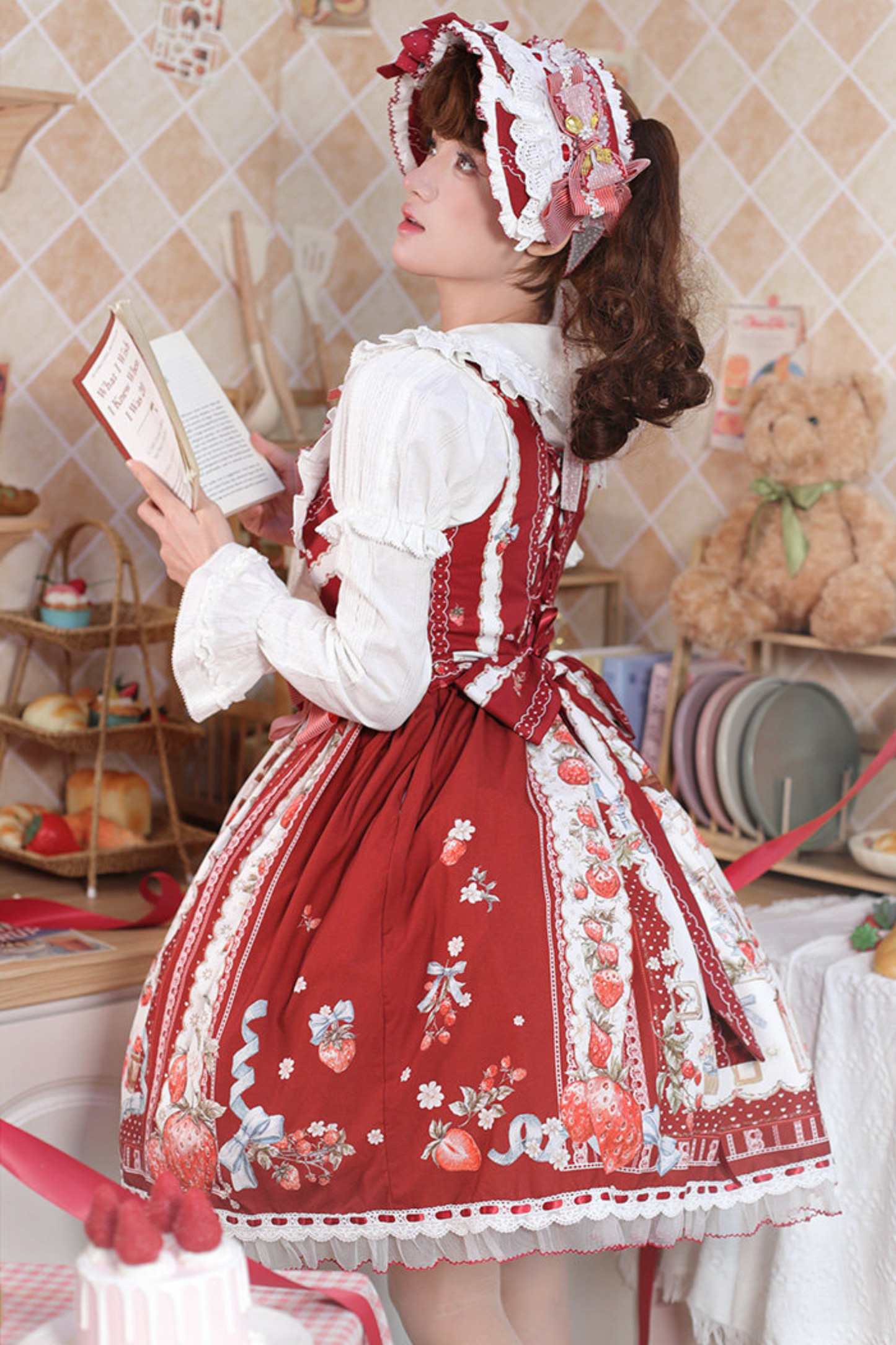 Strawberry Manor Lolita Suspender Dress
