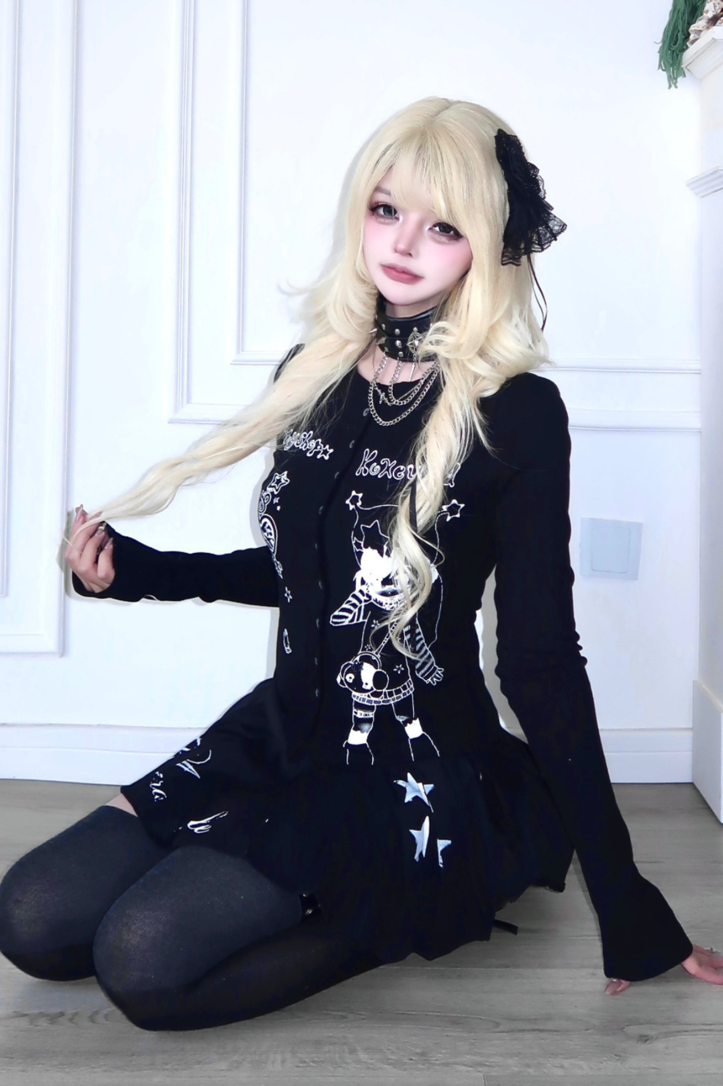 Gothic Girl Slim Slimming Top