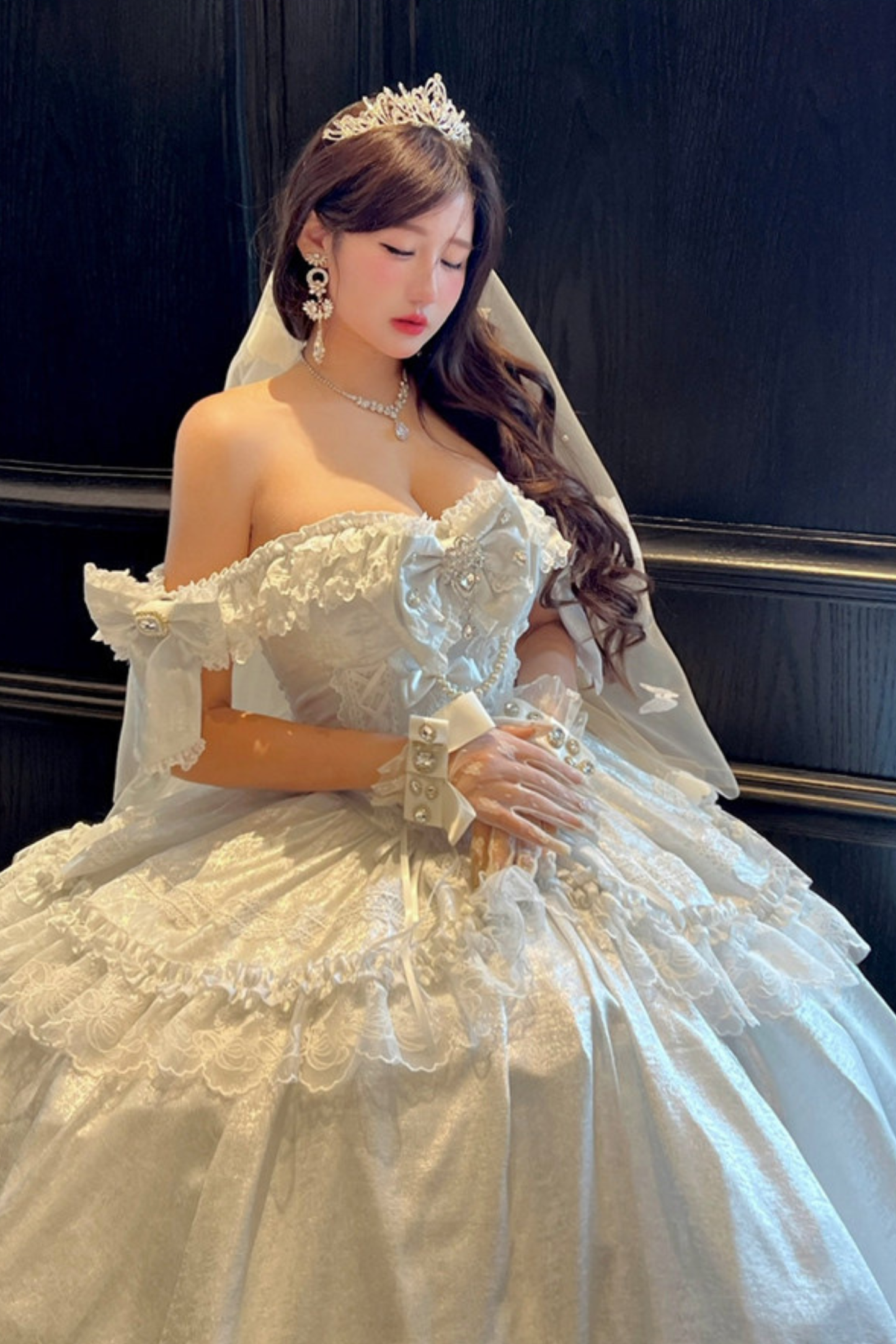 Wedding Moonlight Formal Dress + Veil