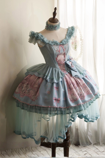 Dreamcore Ballet Lolita Top + Skirt