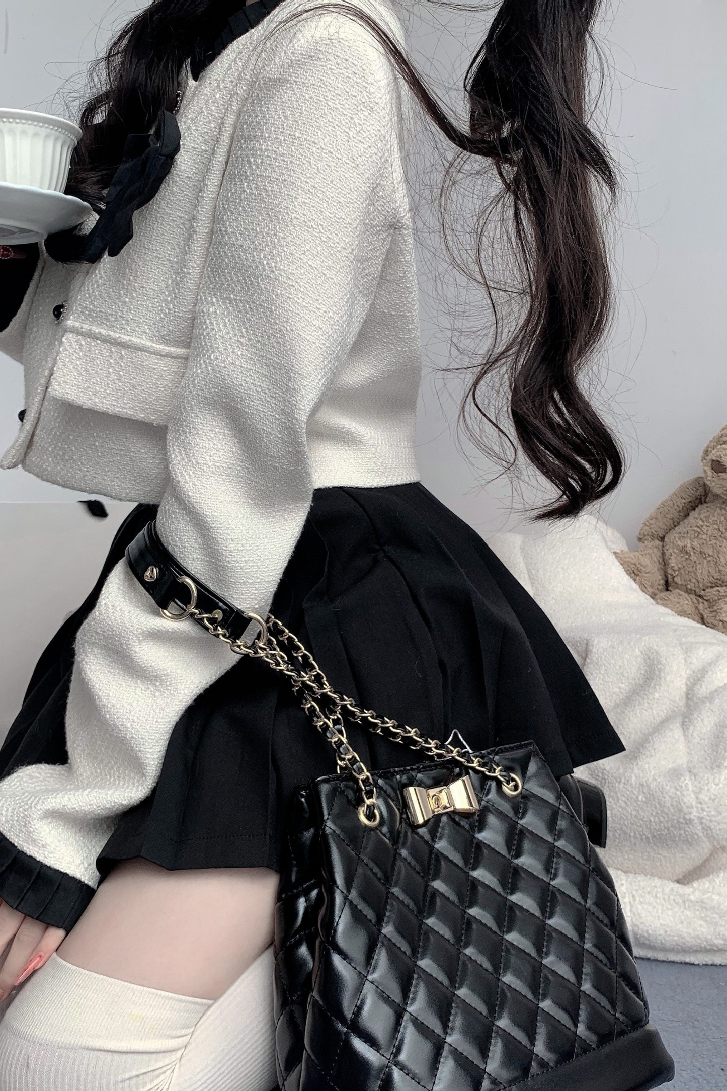 Quilted Bucket Bag