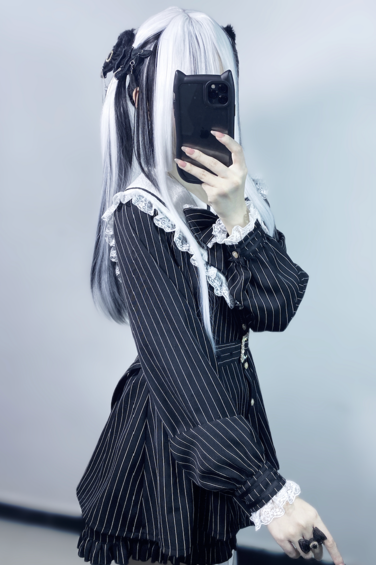 [pre-order] Dark Sweet Sailor Top + Ruffled Shorts
