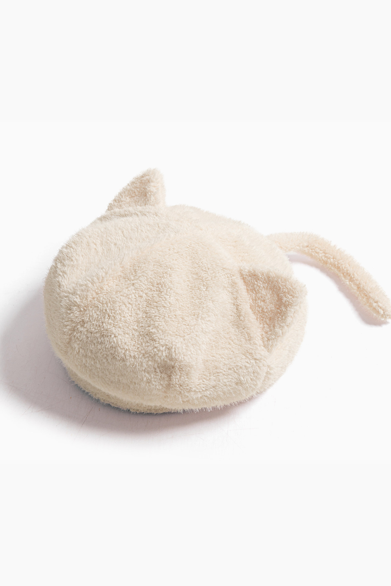 Faux Mink Fur Painter Beret