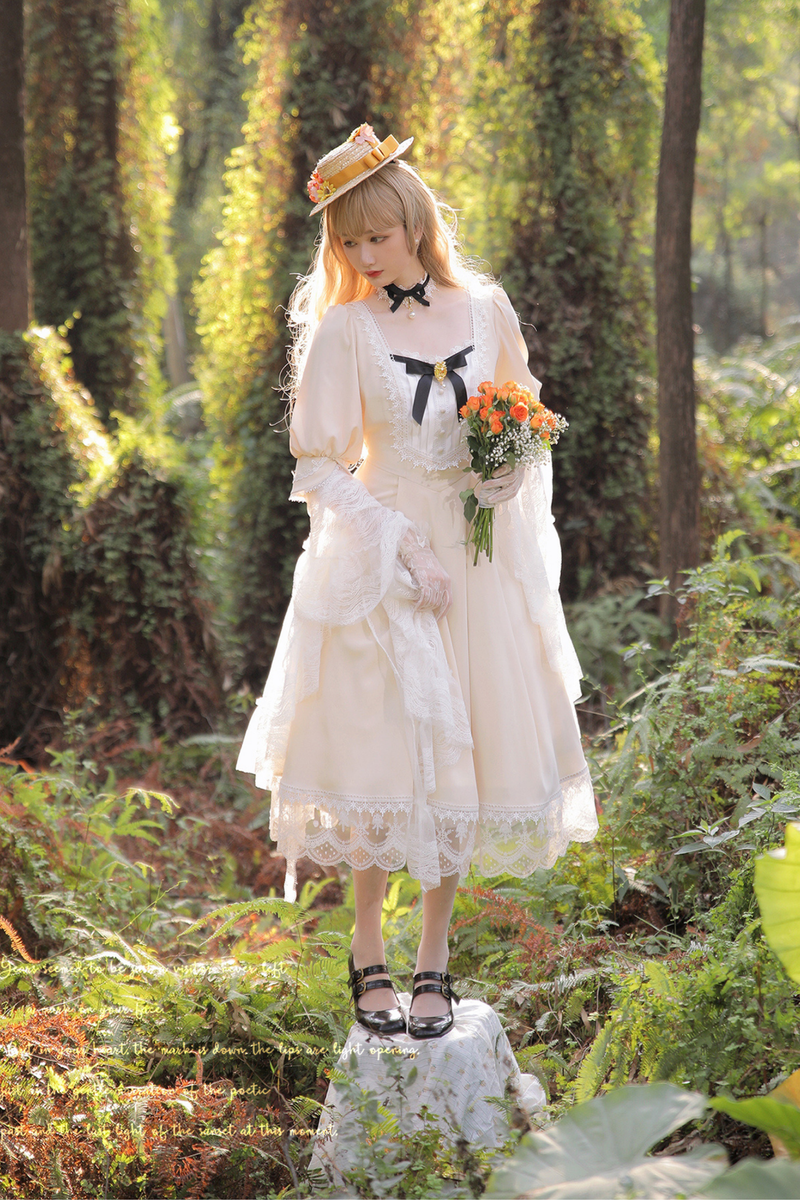Retro Lace Classic Lolita Dress