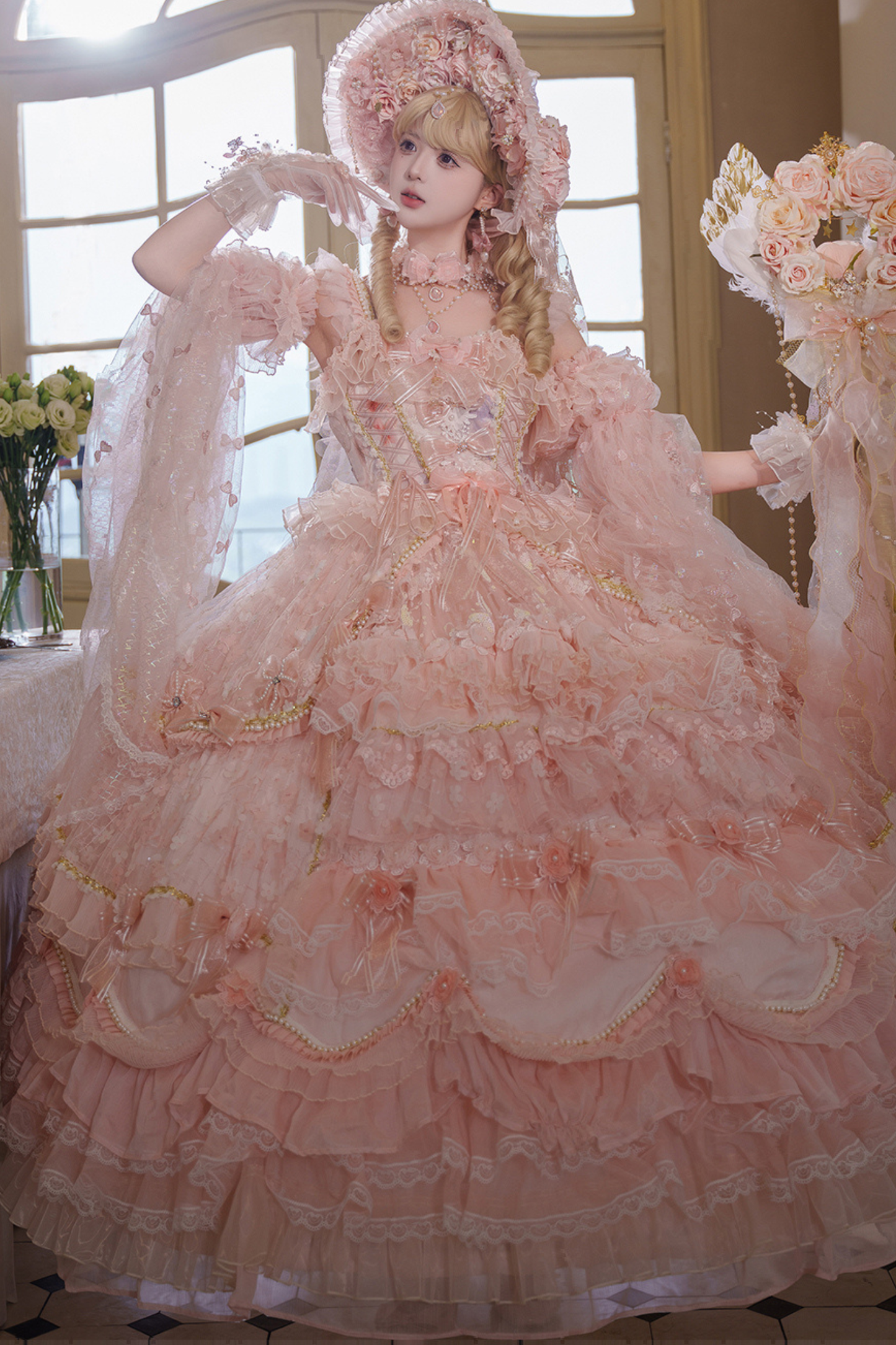 Sweet Tea Party Long Lolita Dress