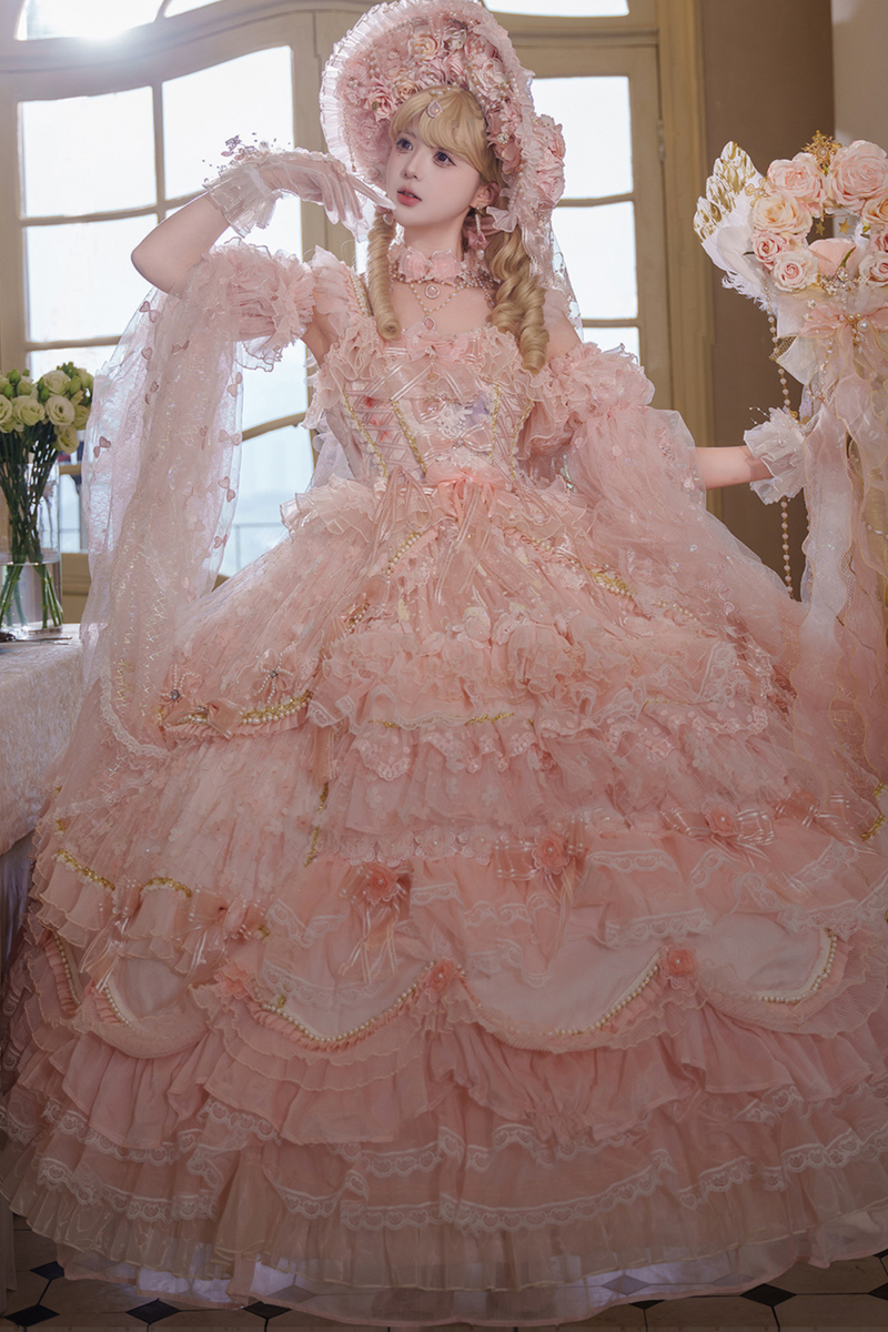 Sweet Tea Party Long Lolita Dress