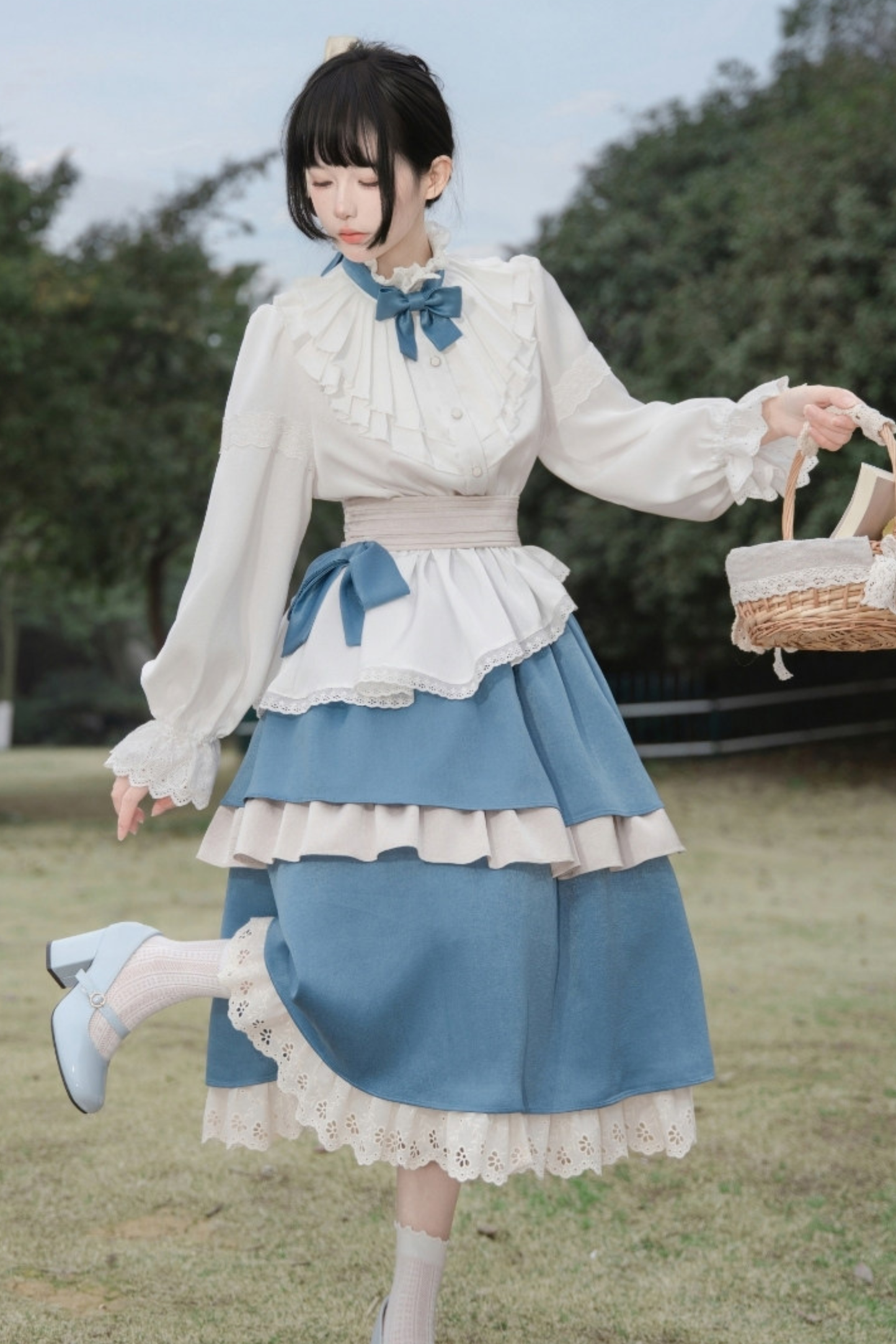 Retro Shirt + Half Skirt