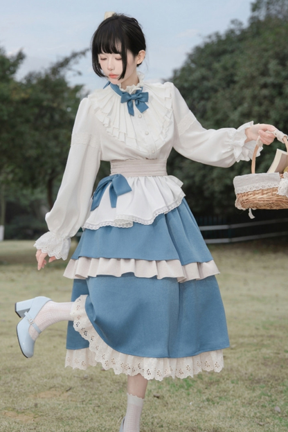 Retro Shirt + Half Skirt