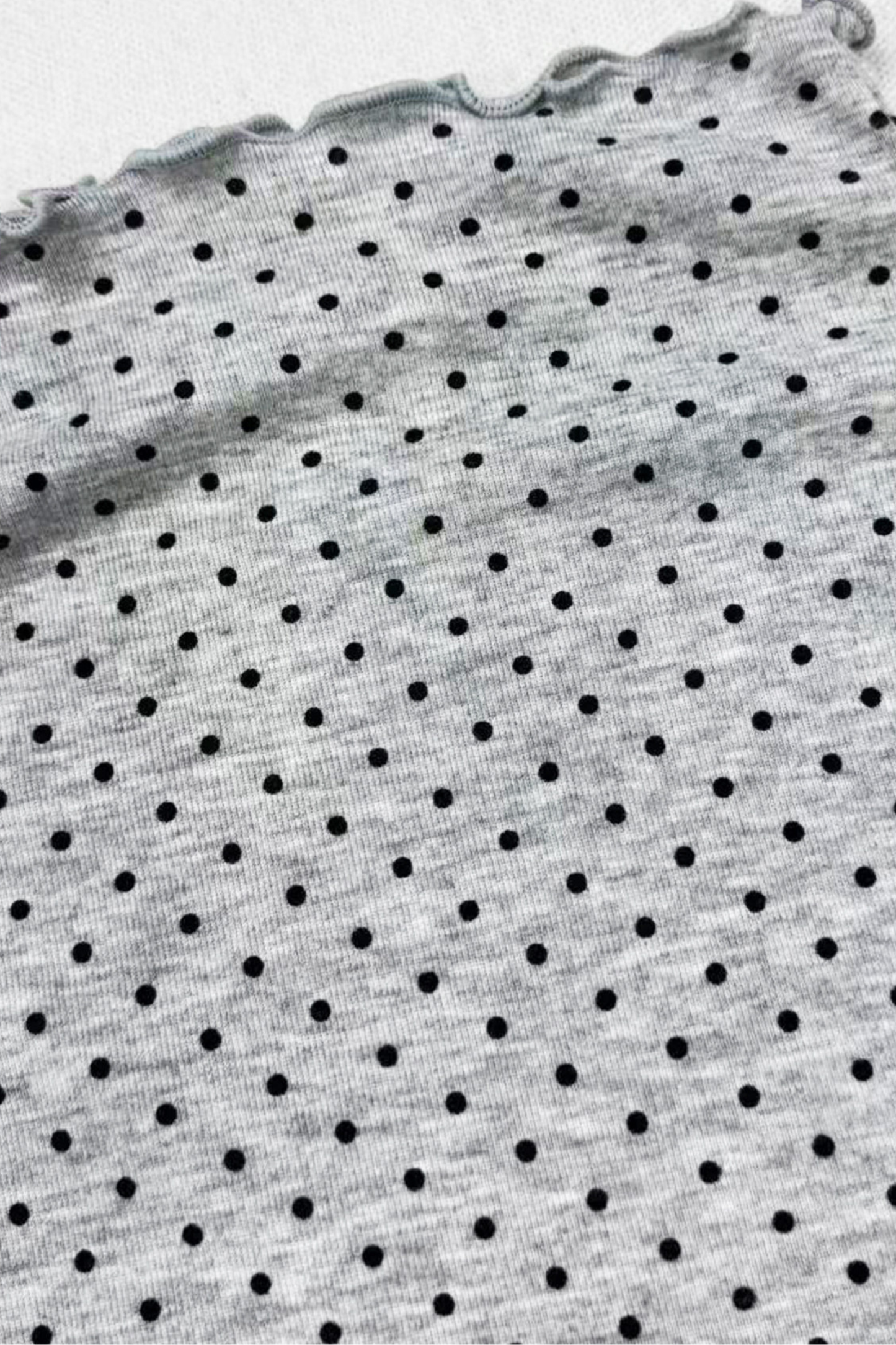 Polka Dot High Neck Top