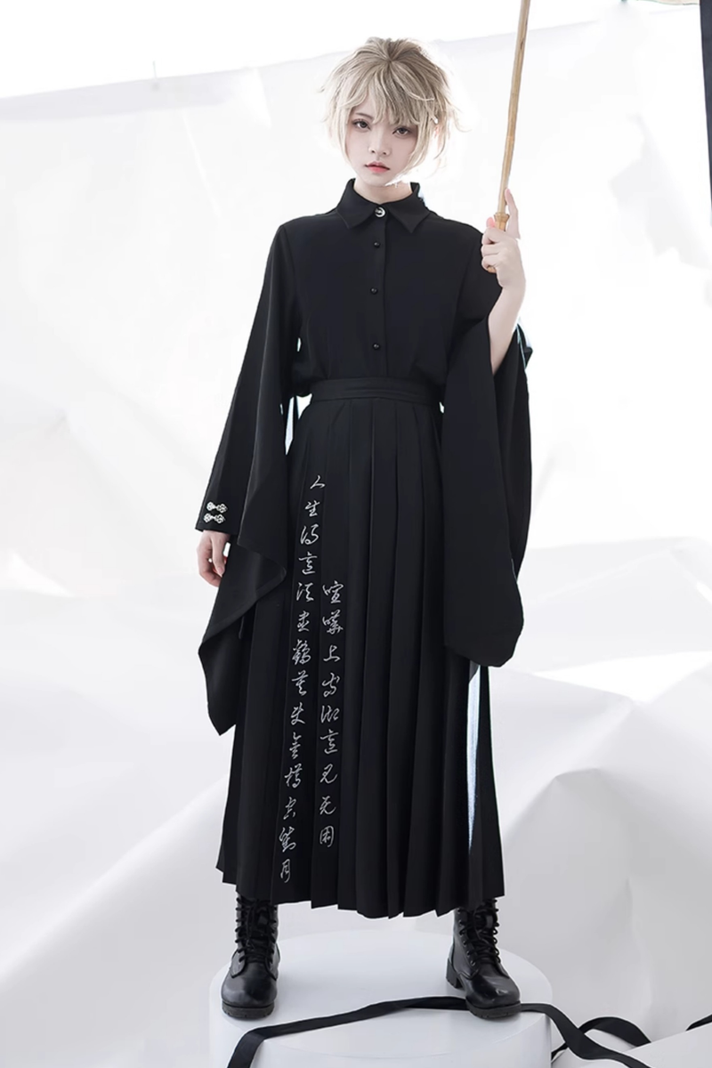 Dark Prince Big Sleeve Blouse