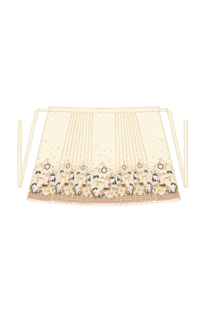 Chinese-style Sweet Circus Apron + Top + Skirt + Clip