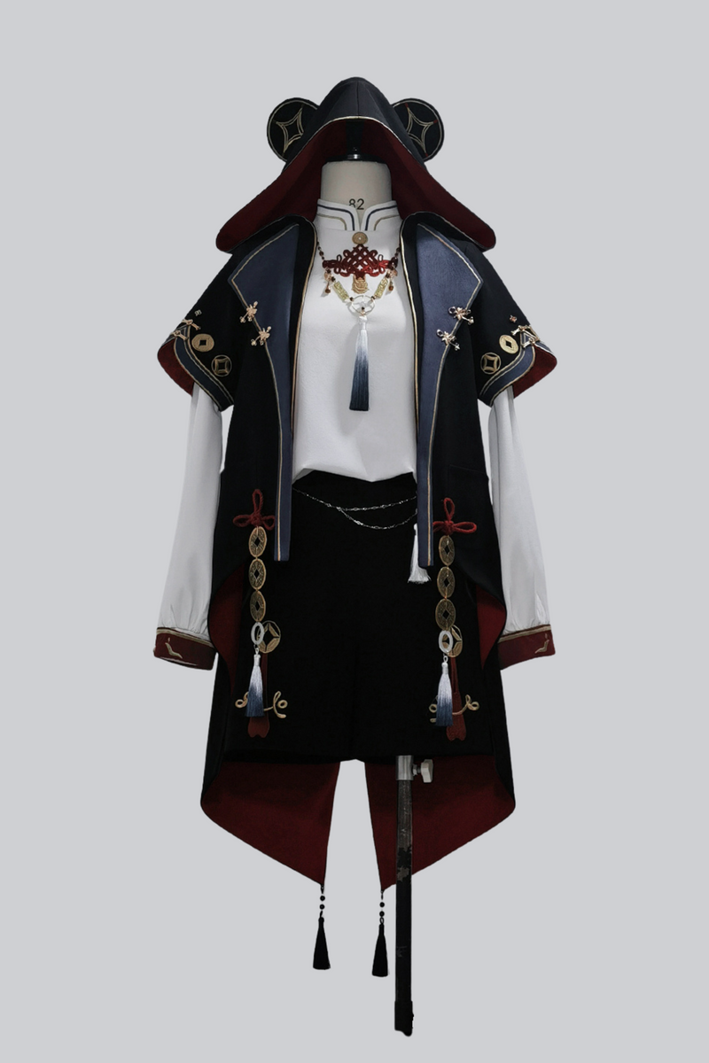 Treasure Chinese-style Element Hoodie Jacket Suit Set