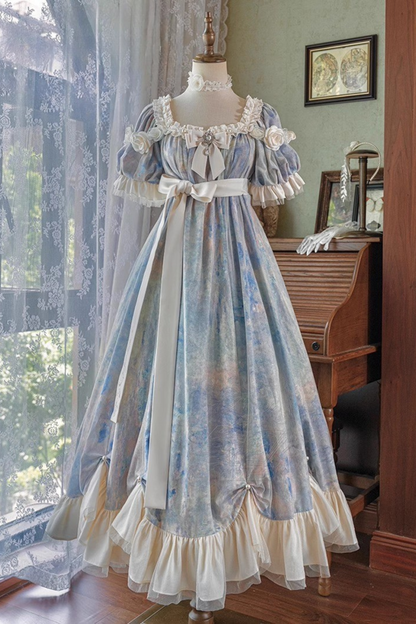 [order Deadline: December 30] Sun and Moon Poem Oil Paint Rose Dress Complete Set