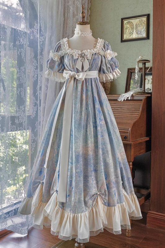 [order Deadline: December 30] Sun and Moon Poem Oil Paint Rose Dress Complete Set