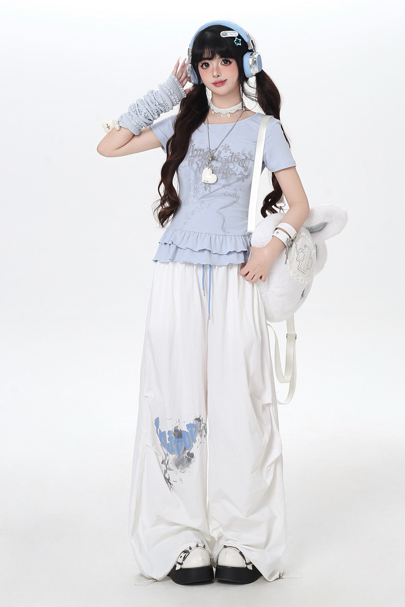 Asymmetrical Off-shoulder Top