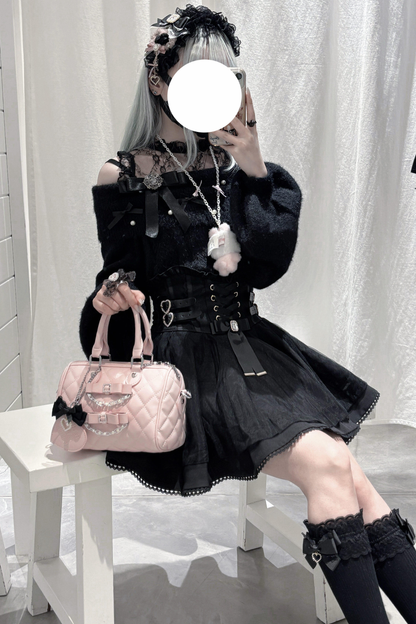 Quilted Ribbon Mini Bag