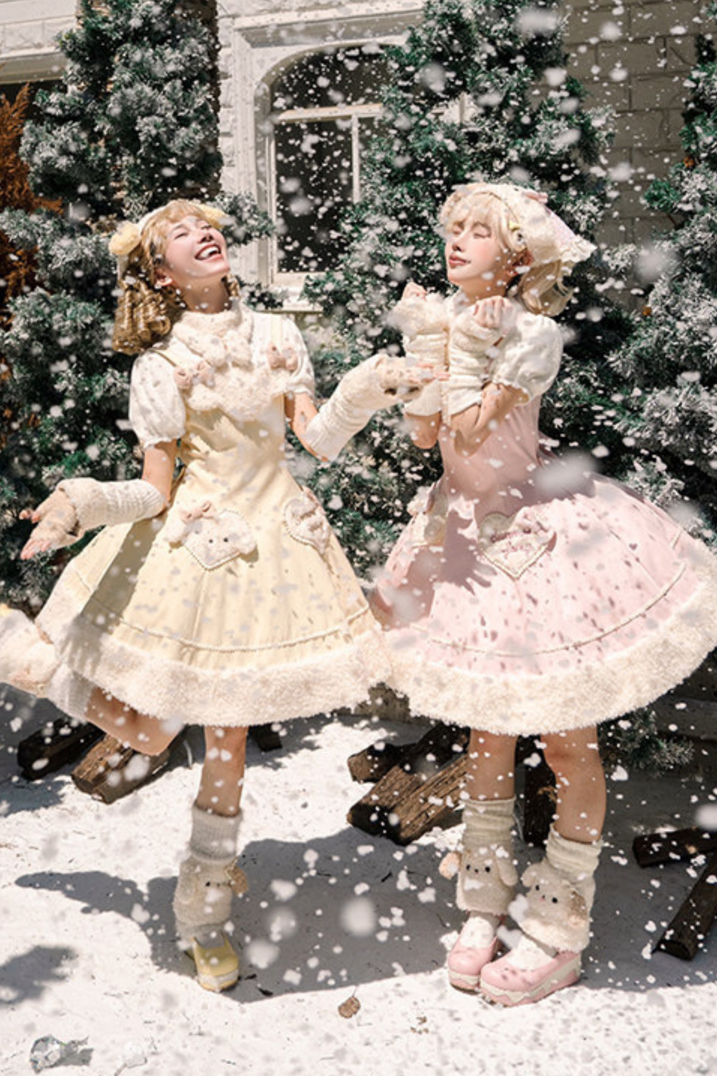 Ribbon Cut-out Lolita Dress