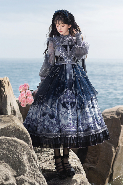 Angel Garden Blue Jsk + Loose Shirt