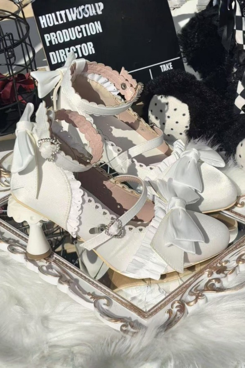 Clap Ribbon Lolita Shoes
