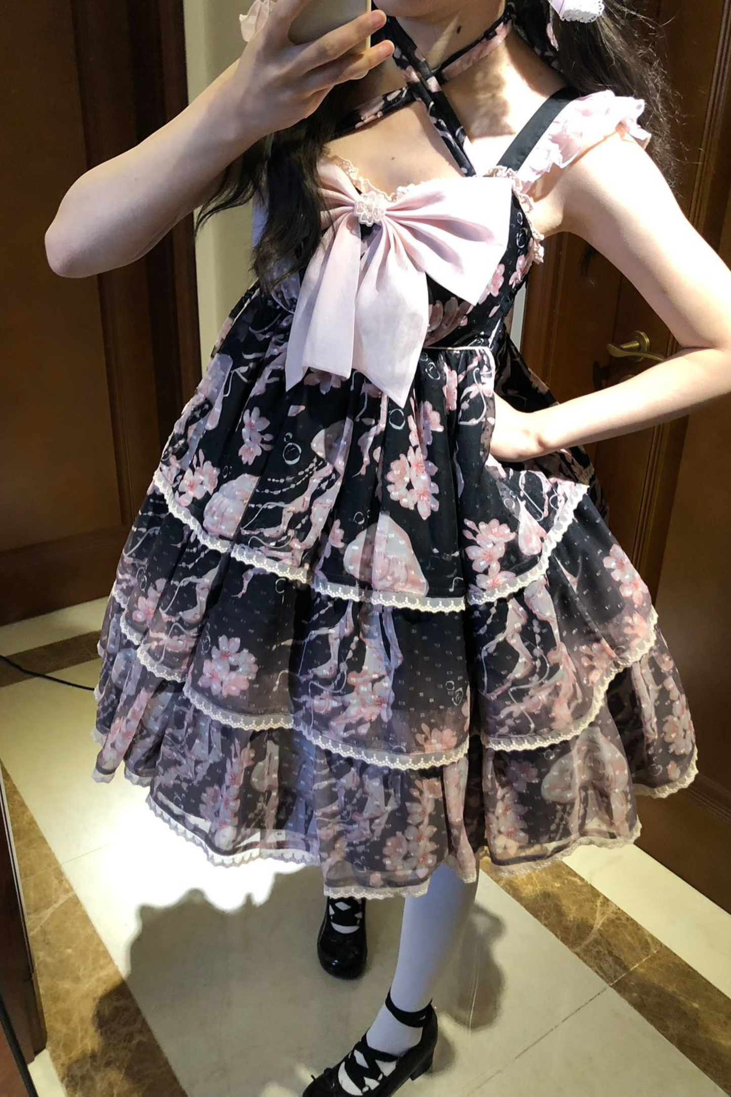 Sweet Jellyfish Sleeveless Lolita Dress