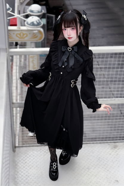 Long Dark Black Dress
