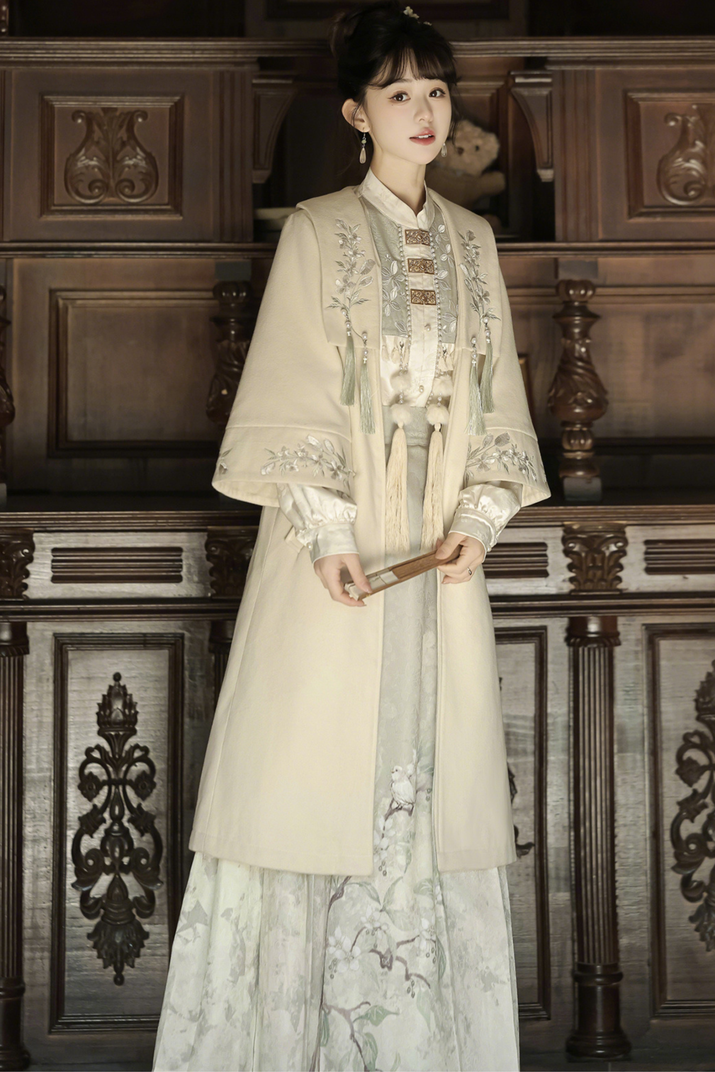Forest China Coat + Skirt + Top