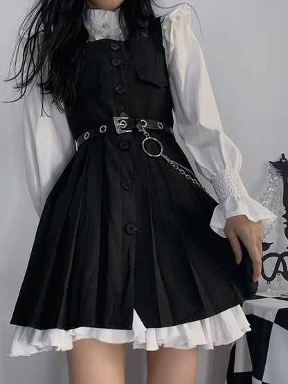 Shirt & Overall Skirt