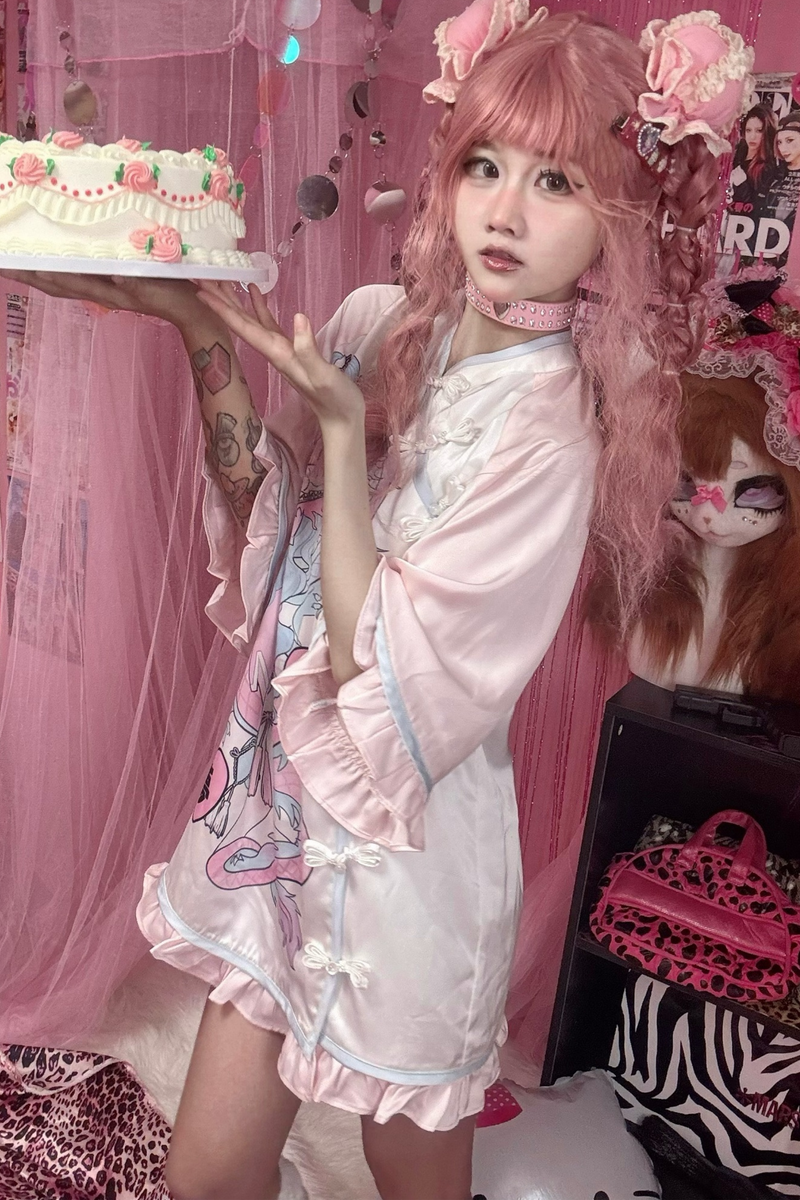 Dream Love Angelic Subculture Chinese-style T-shirt + Shorts