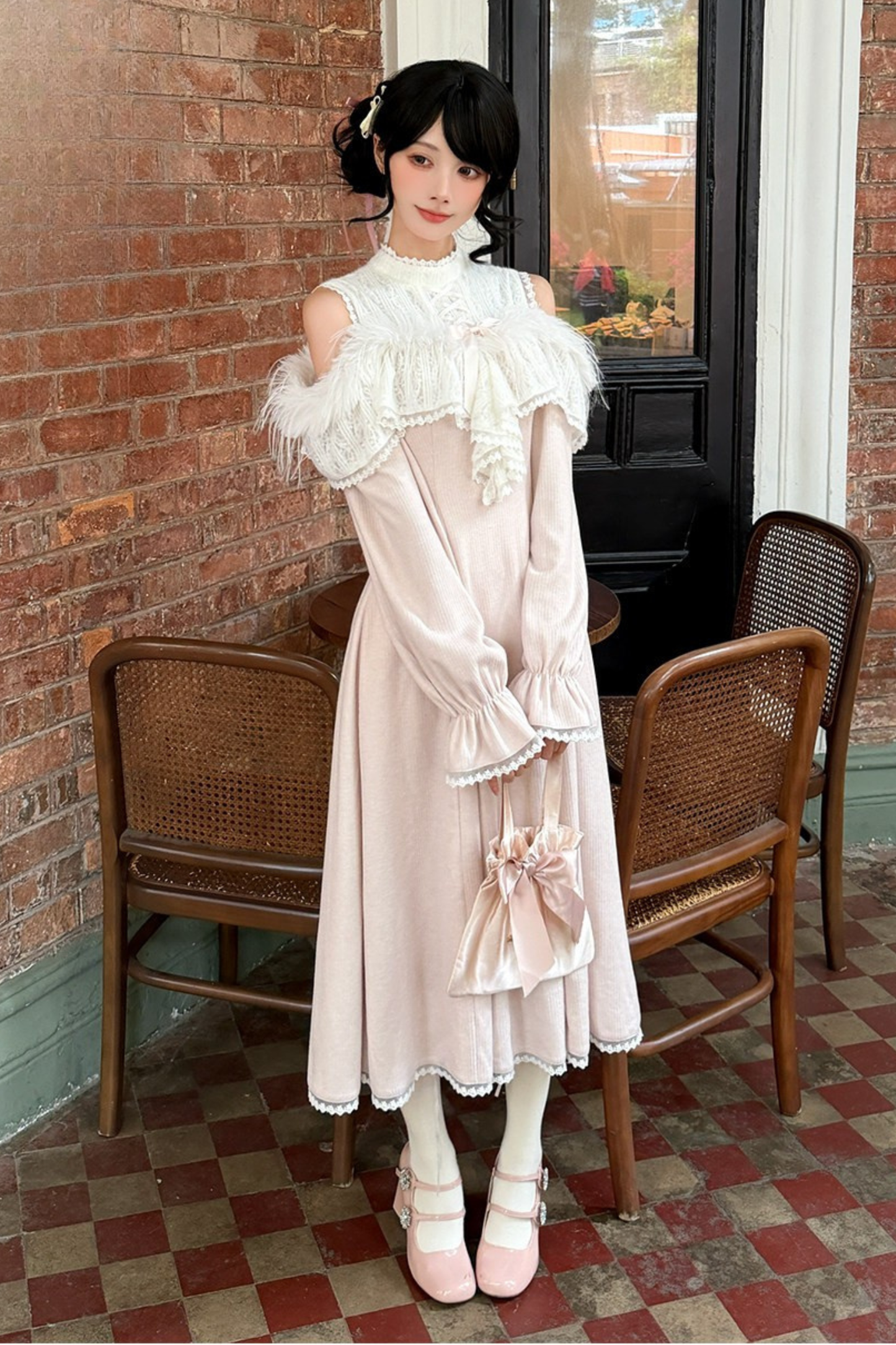 Sweet Off-shoulder Girly Dress