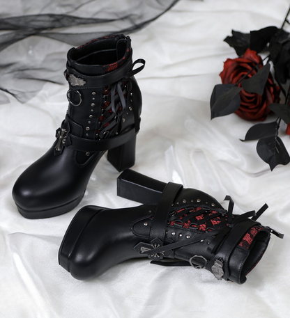 Lacybones Dark Gothic Punk Boots