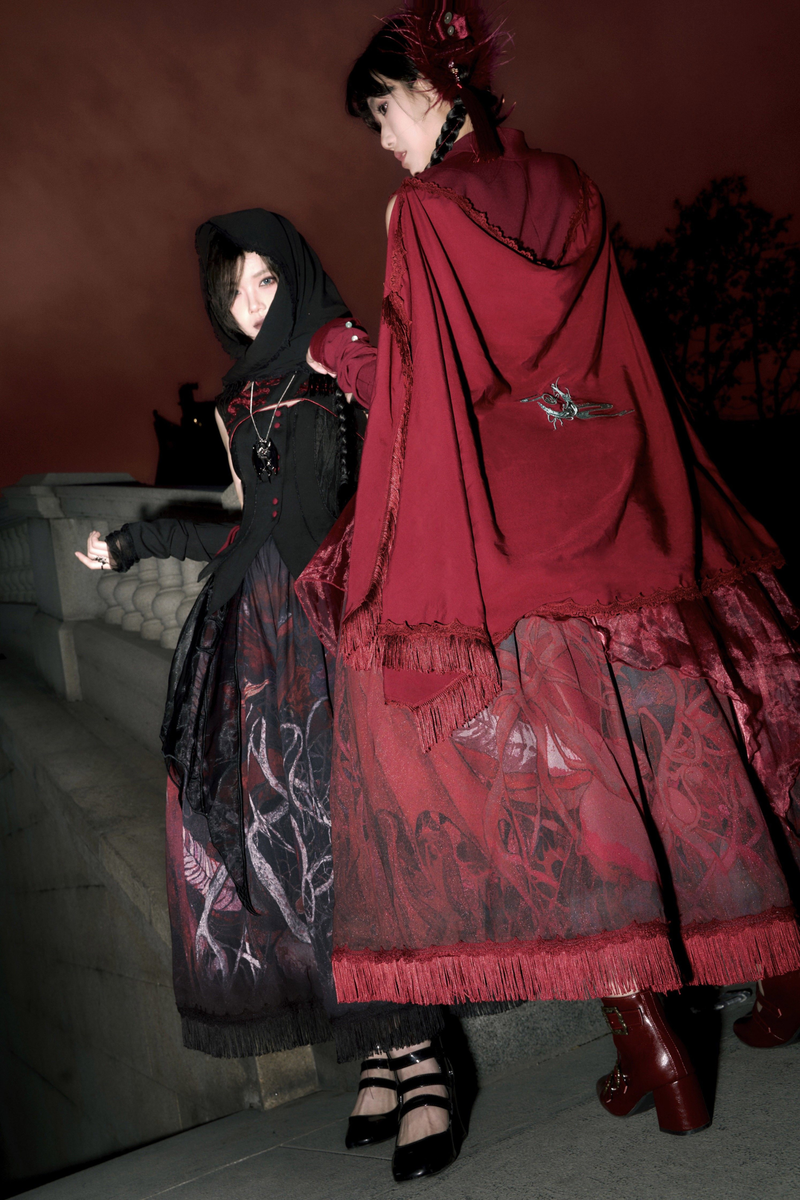 Mode Dragon Lolita Top + Skirt