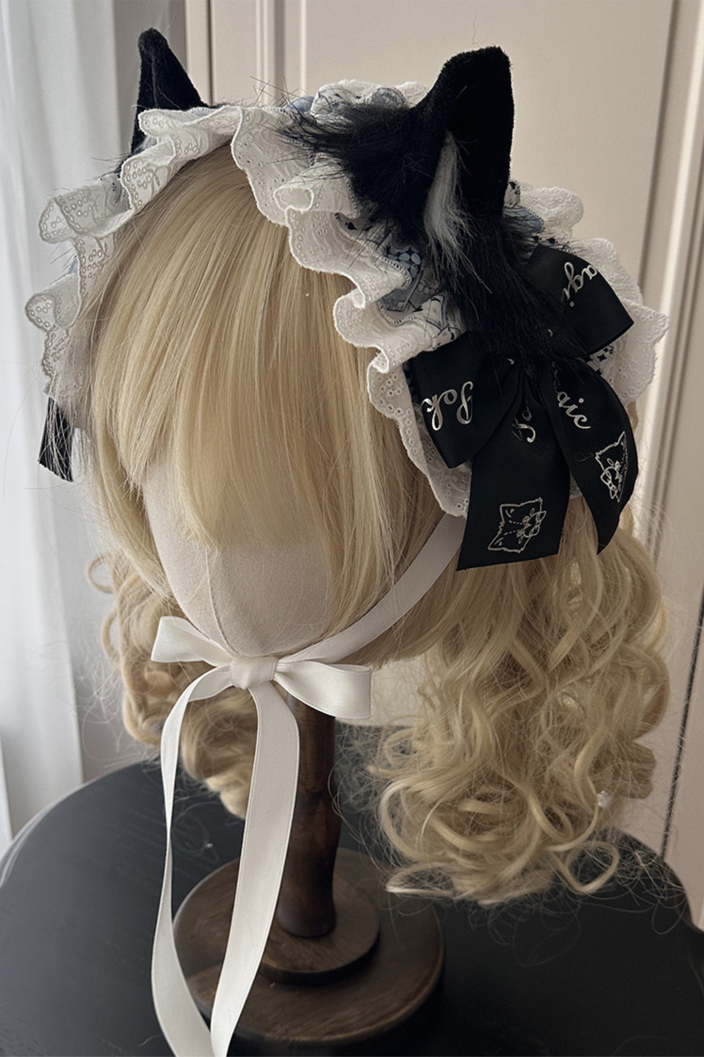 Rabbit Hole Alice Lolita Dress + Jsk + Cat Ear Headband + Headband + Hat + Clip + Bonnet