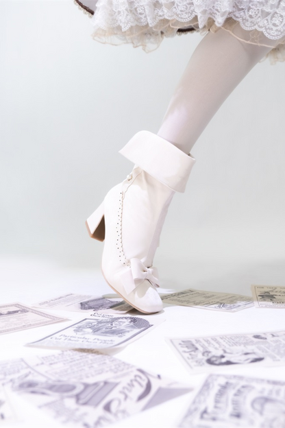 [pre-order] Mid-heel Lolita Boots