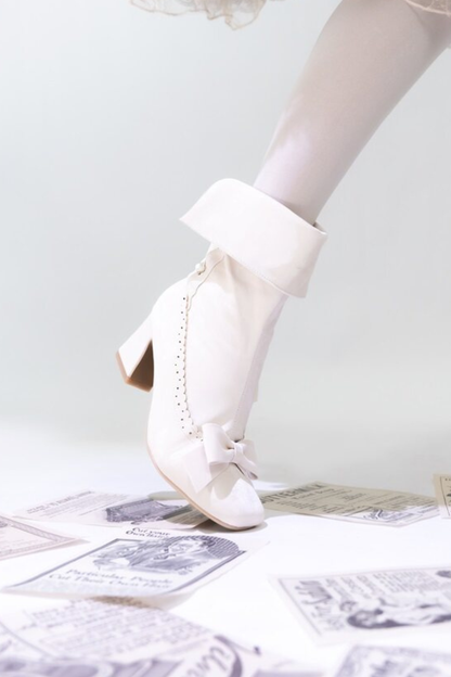 Retro Sweet Ribbon Lolita Short Boots