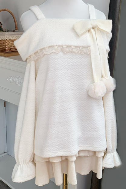 Candy One Shoulder Soft Top + Tiered Skirt