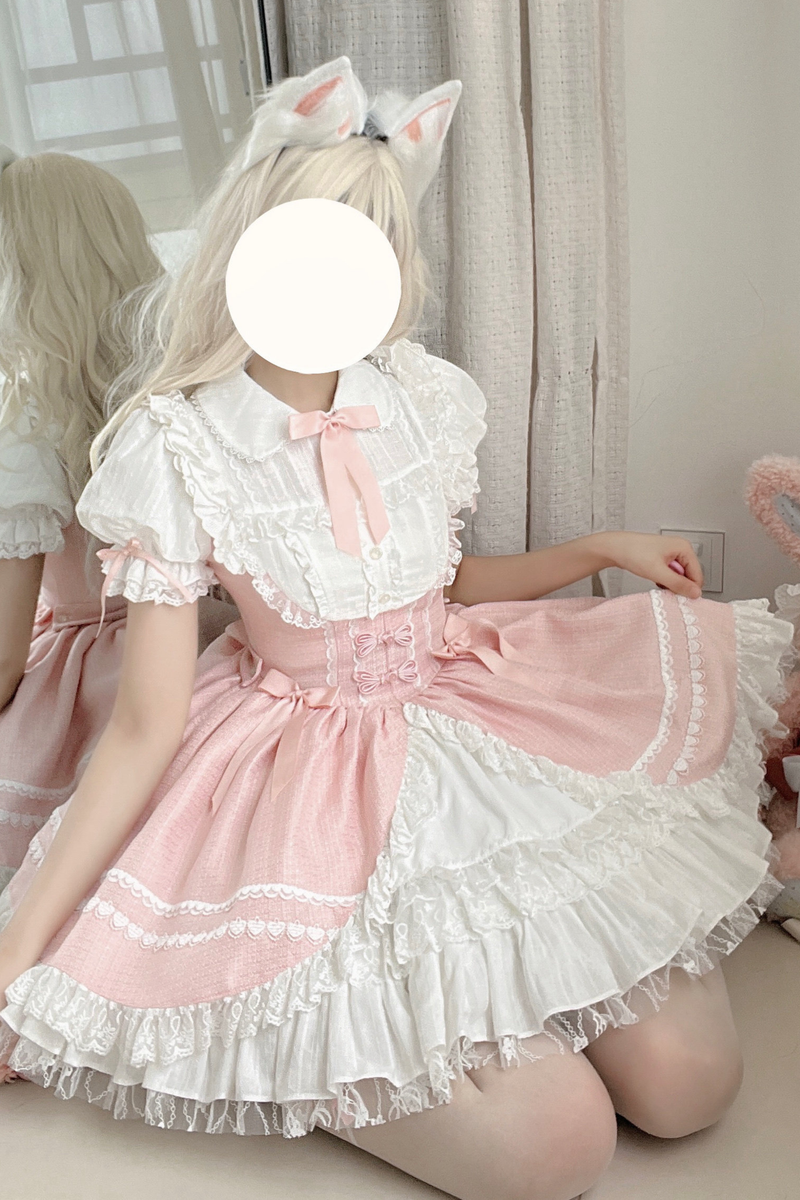 Sweet Puff Ribbon Lolita Dress