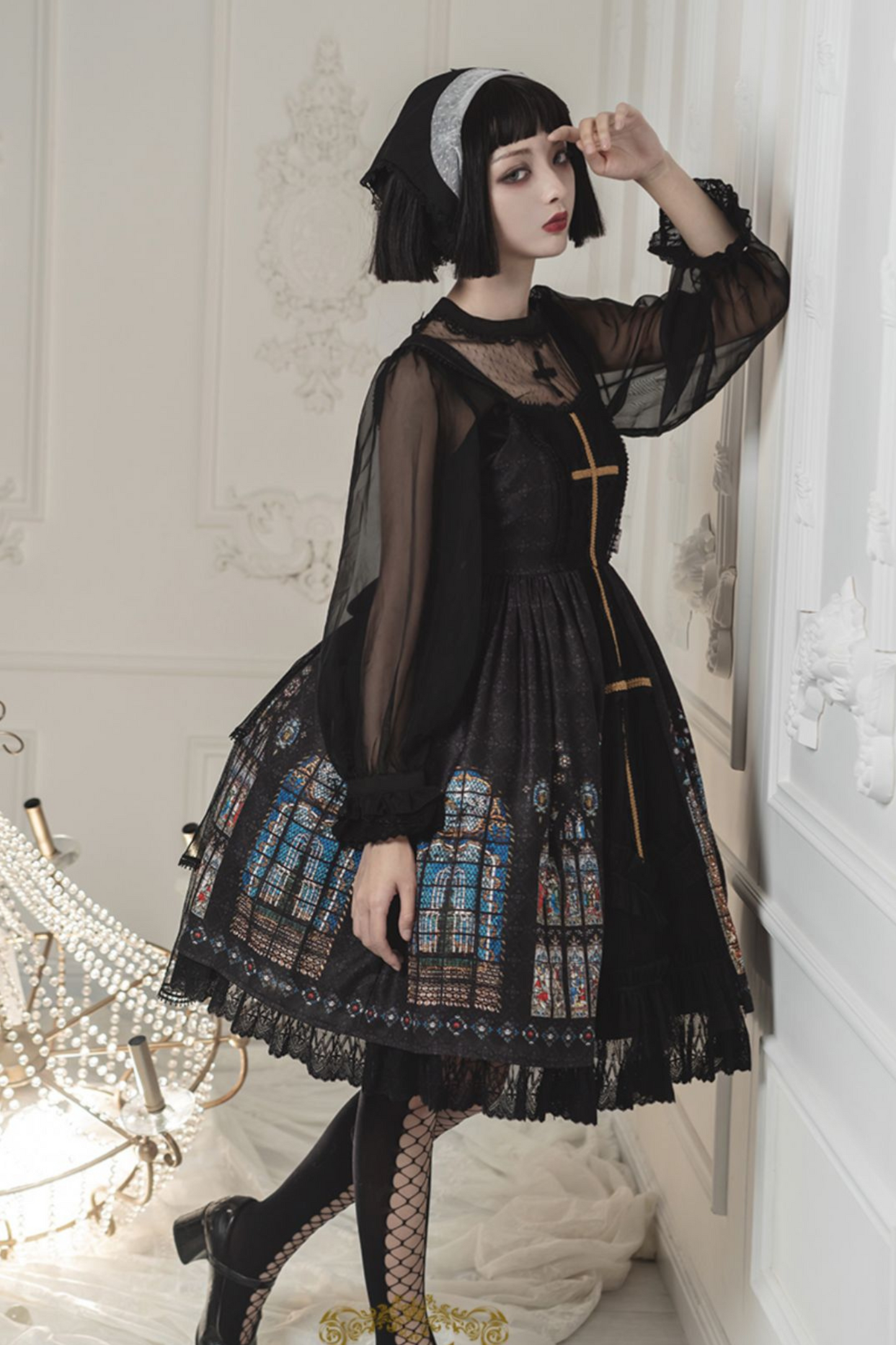 Window Retro Doll Lolita Dress