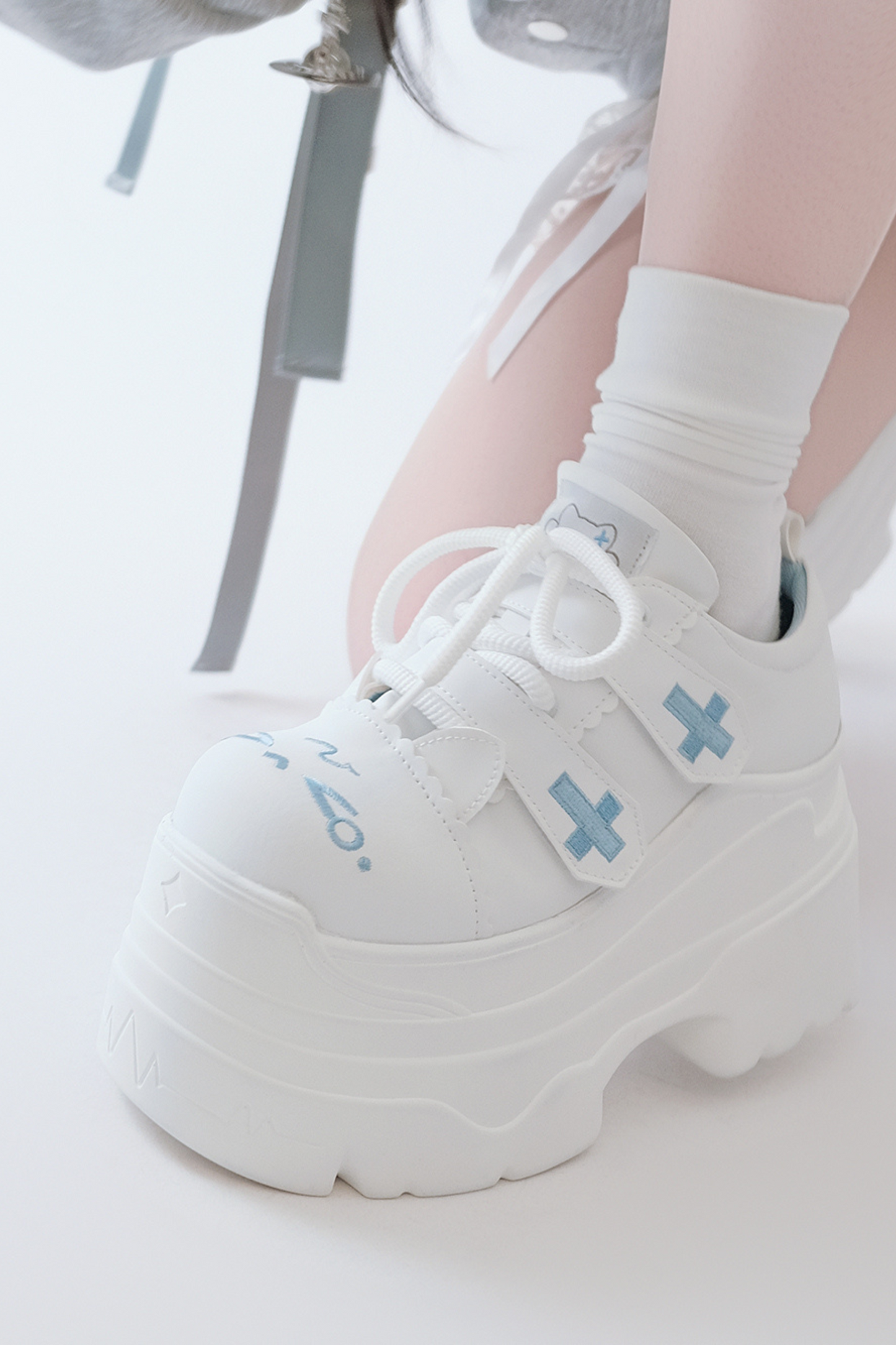 [angel Style] Subculture Cross Platform Shoes